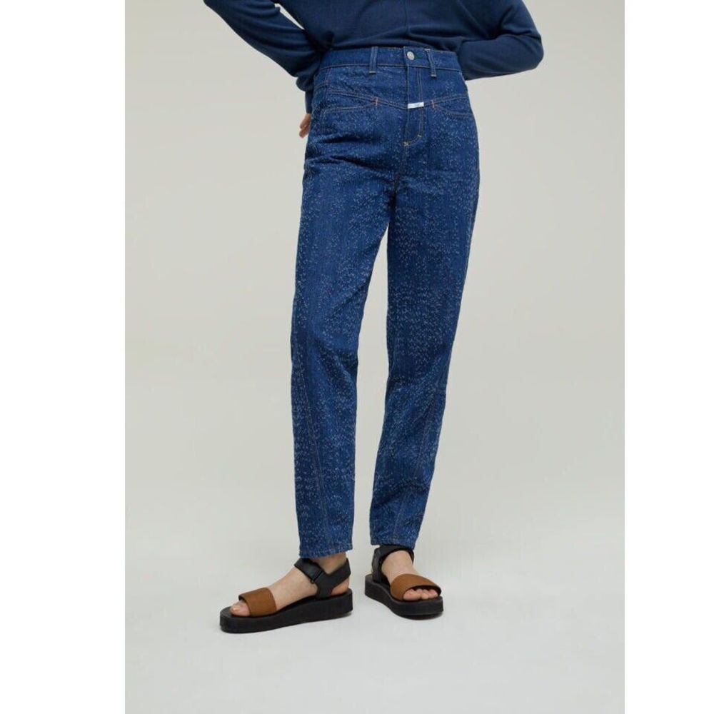 NWT Closed Pearl High-Rise Tapered Jeans Size 27. A42